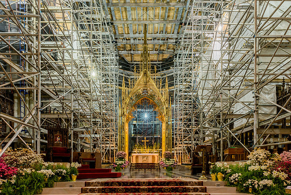 St. Patrick's Cathedral NY NY Restoration in progress