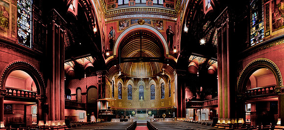 Panorama Trinity Church Boston MA