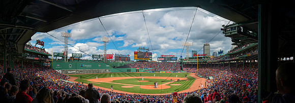 Panorama Fenway Park Boston MA