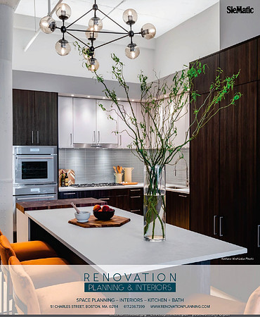 Ad for Renovation Planning and Interiors featured in Boston Common Magazine. Client: Renovation Planning and Interiors