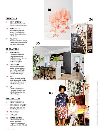 Boston Home Magazine I'm so excited that my photos have been featured in Boston Home Magazine.