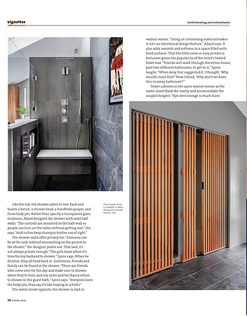 Featured in Northshore Home Magazine Spring Issue 2022